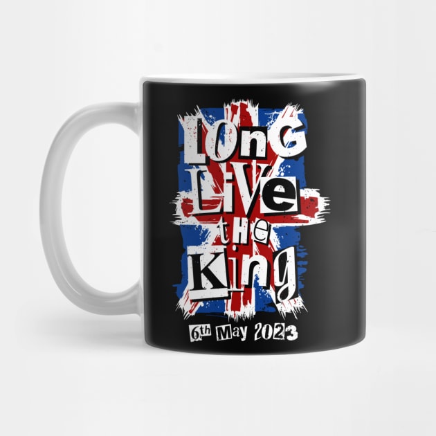 King Charles III Coronation Long Live the King Punk by NerdShizzle